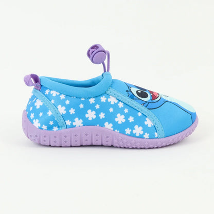 zapatilla-de-agua-niña-celeste-flores-lilo-&-stitch-disney
