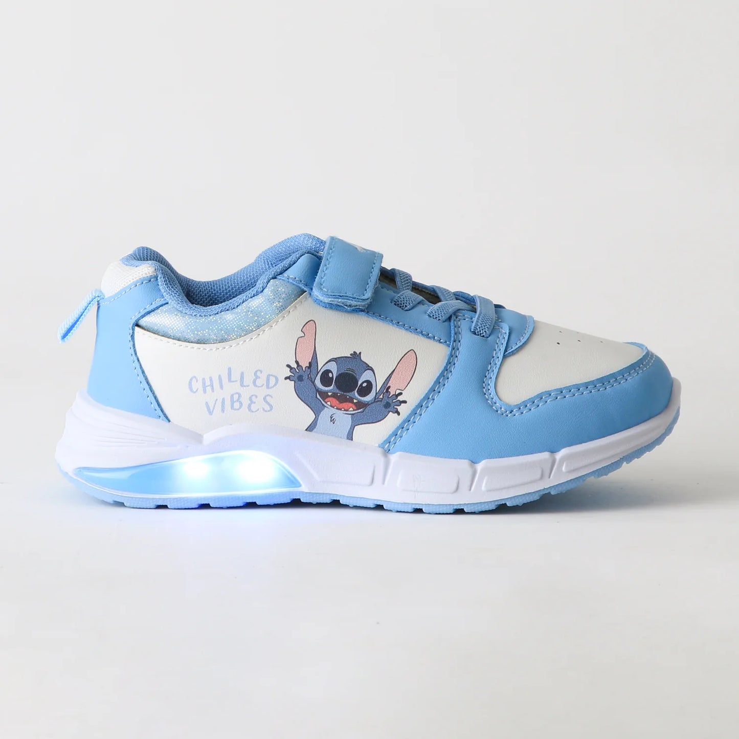 zapatilla-luces-niña-velcro-lilo-&-stitch-azul-