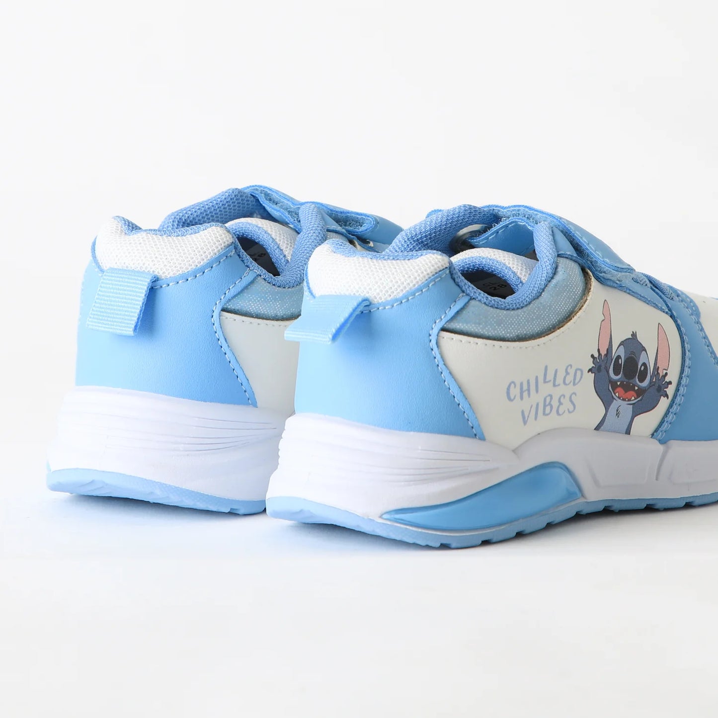 Zapatilla Niña Luces Velcro Lilo & Stitch Azul