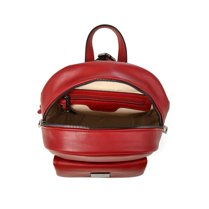Mochila Mujer Lara Pequeña Rojo Oscuro
