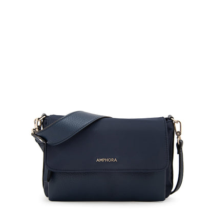 Cartera Bandolera Charlote Mediana Azul Oscuro