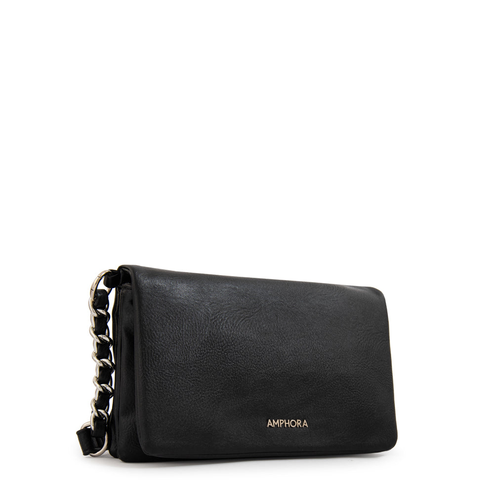Cartera Bandolera Brenda Mediana Negro