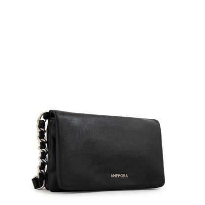Cartera Bandolera Brenda Mediana Negro