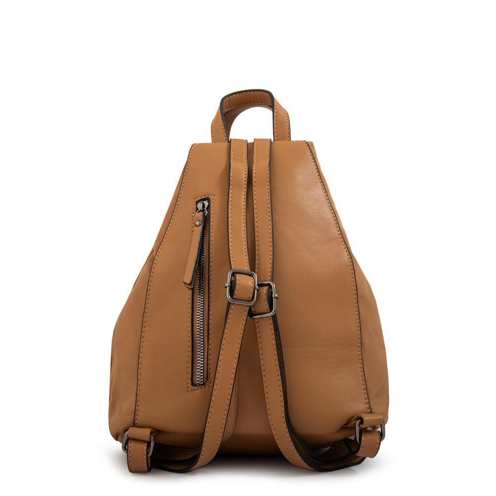 Mochila Mujer Cloe Mediana Beige Oscuro