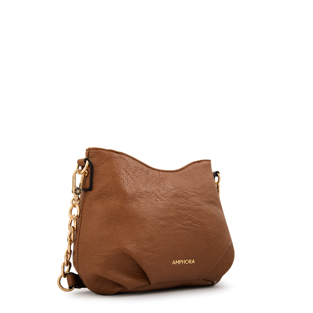Cartera Bandolera Katherine Mediana Café