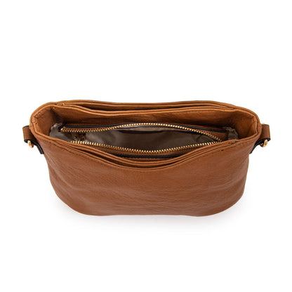 Cartera Bandolera Katherine Mediana Café