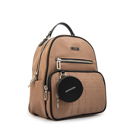 Mochila Mujer Lambert Mediana Beige Oscuro