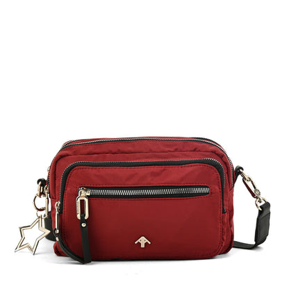 Cartera Bandolera Liliana Mediana Burdeo
