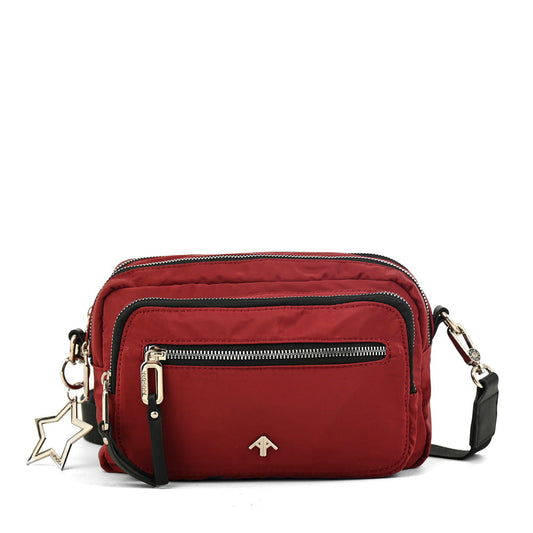 Cartera Bandolera Liliana Mediana Burdeo