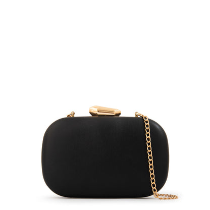 Cartera Cofre Fiesta Bella Pequeña Negro