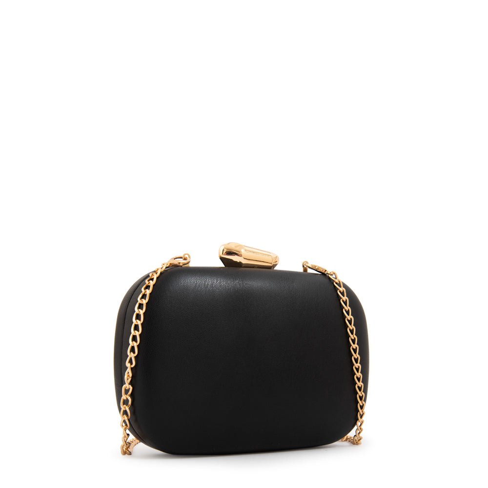 Cartera Cofre Fiesta Bella Pequeña Negro