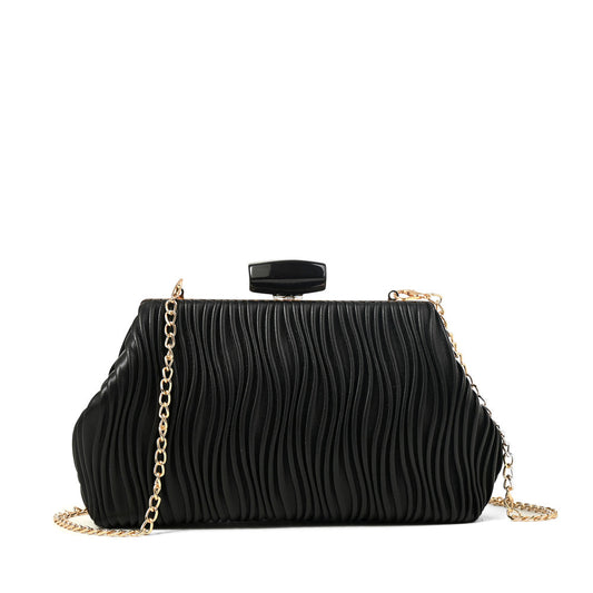 Cartera Fiesta Perla Pequeña Negro