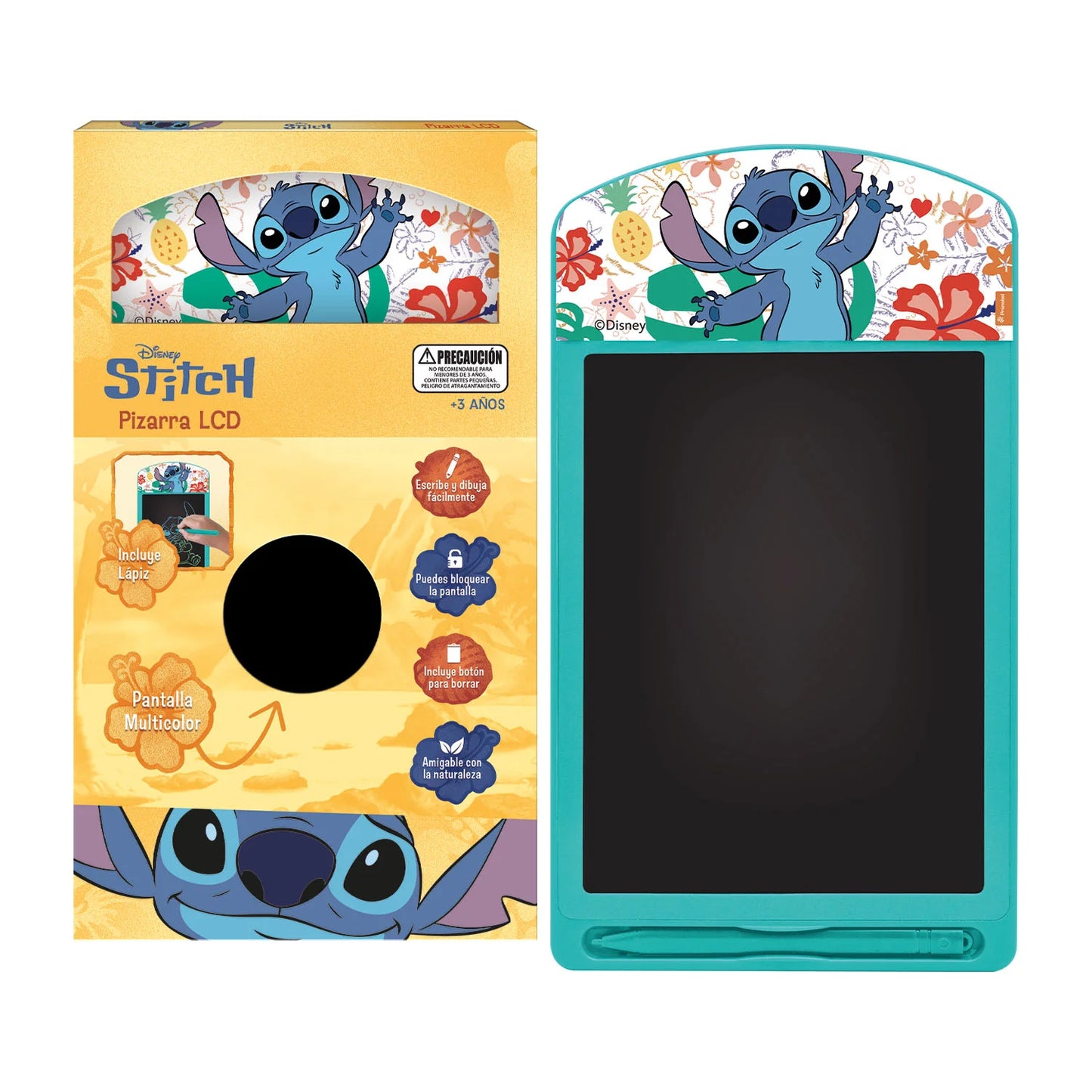 Pizarra LCD Stitch Celeste
