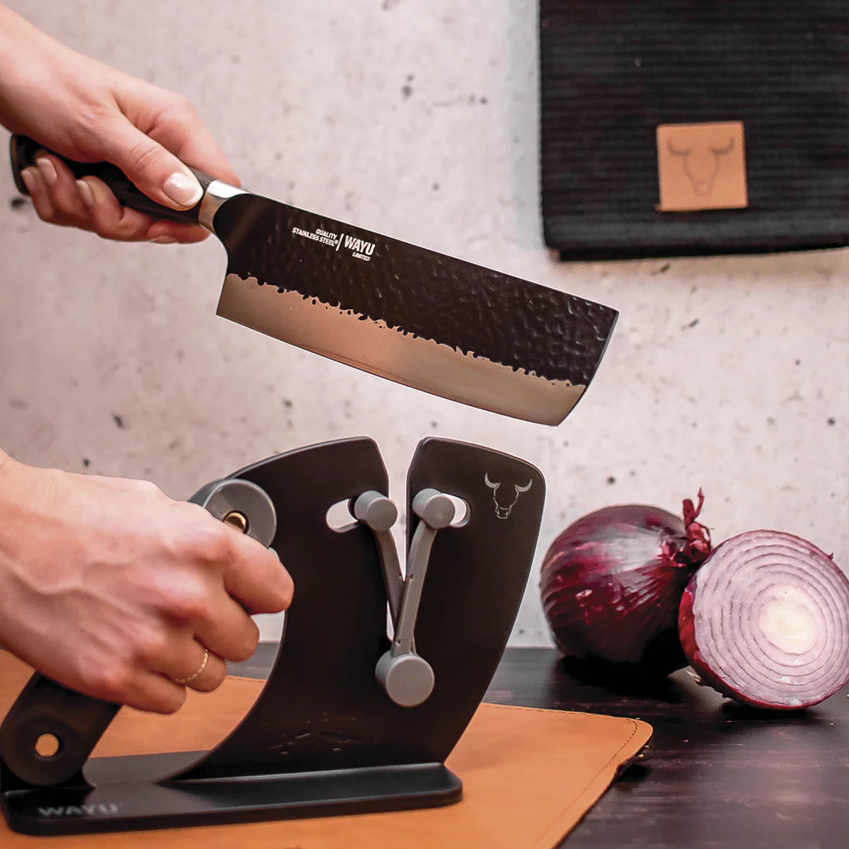 Cuchillo Hacha Hammer Wayu