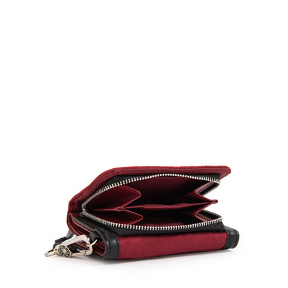 Billetera Mujer Naira Pequeña Rojo