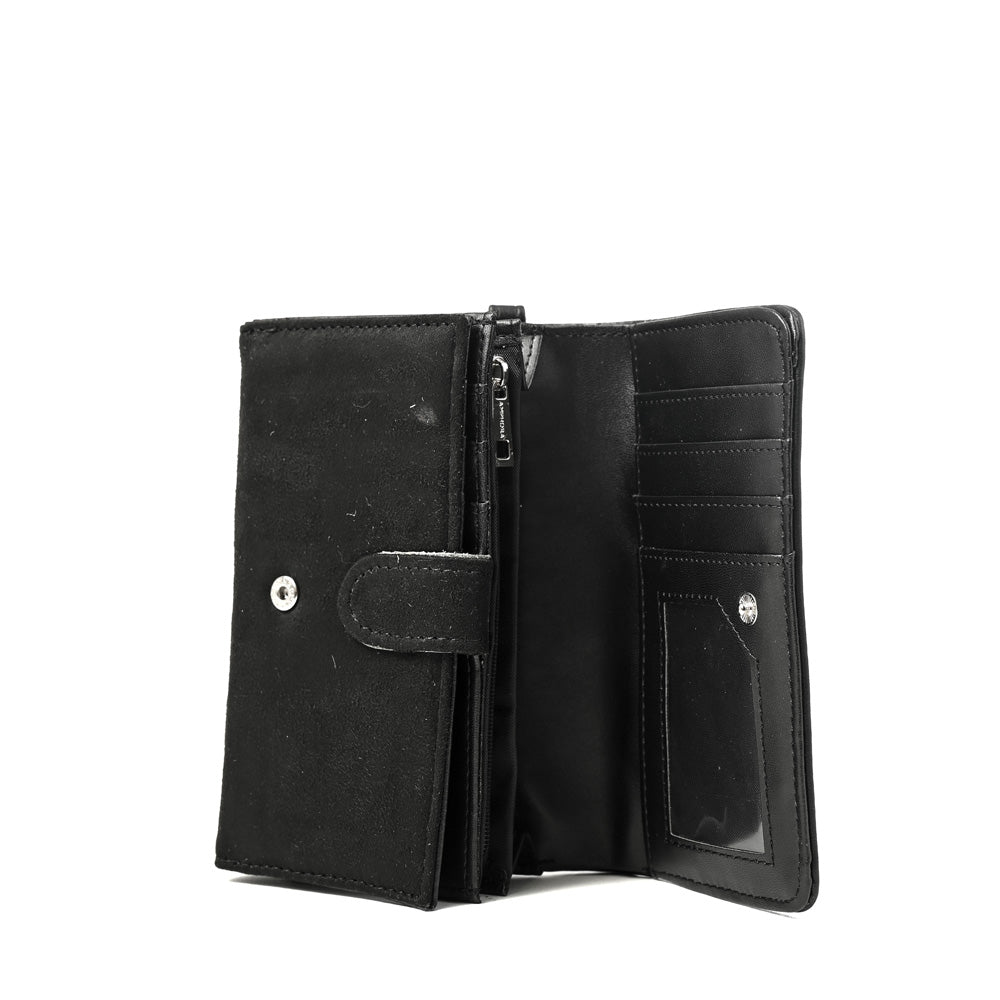 Billetera Mujer con Bolsillo Naira Mediana Negro