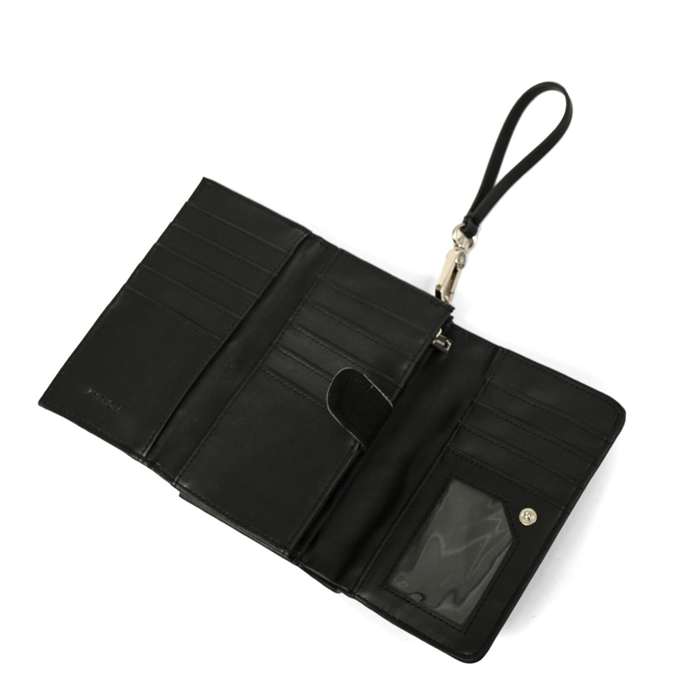 Billetera Mujer con Bolsillo Naira Mediana Negro
