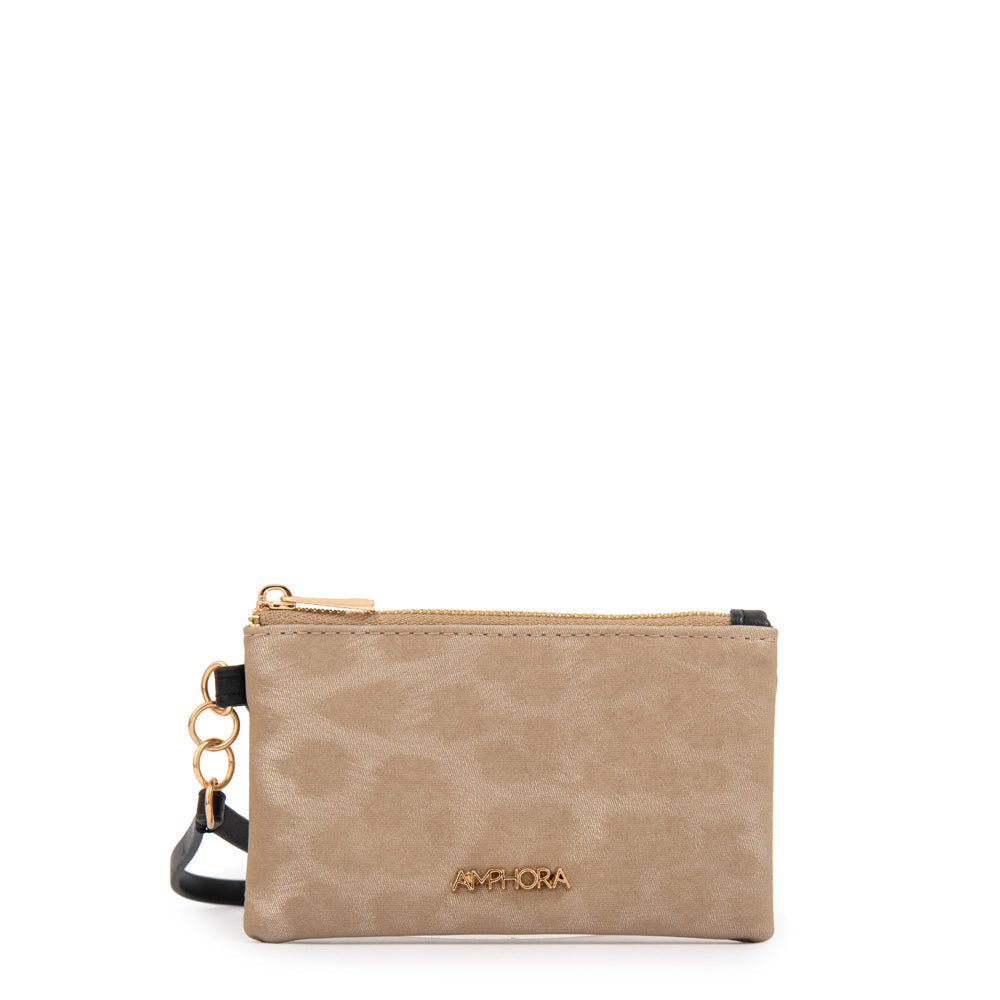 Monedero Mujer Rectangular Samay Beige