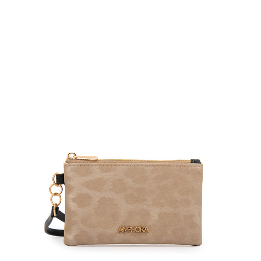 Monedero Mujer Rectangular Samay Beige