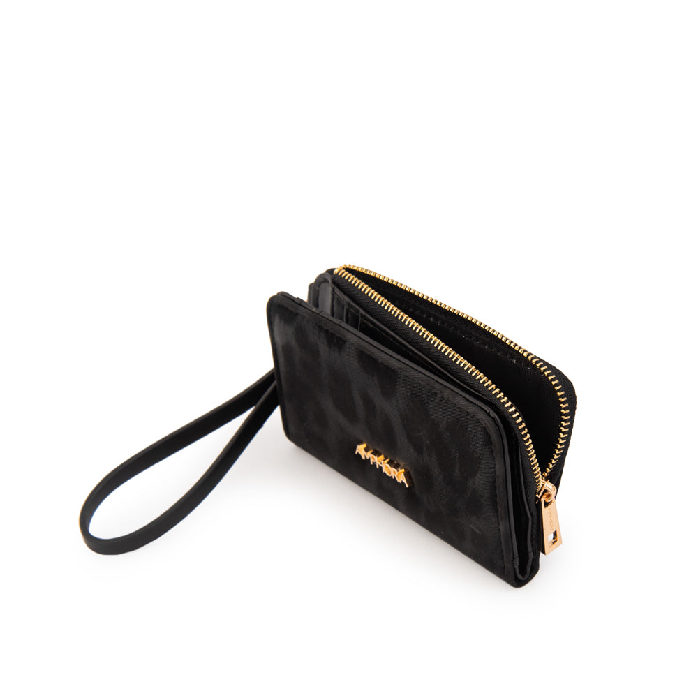 Billetera Mujer Simple Samay Pequeña Negro