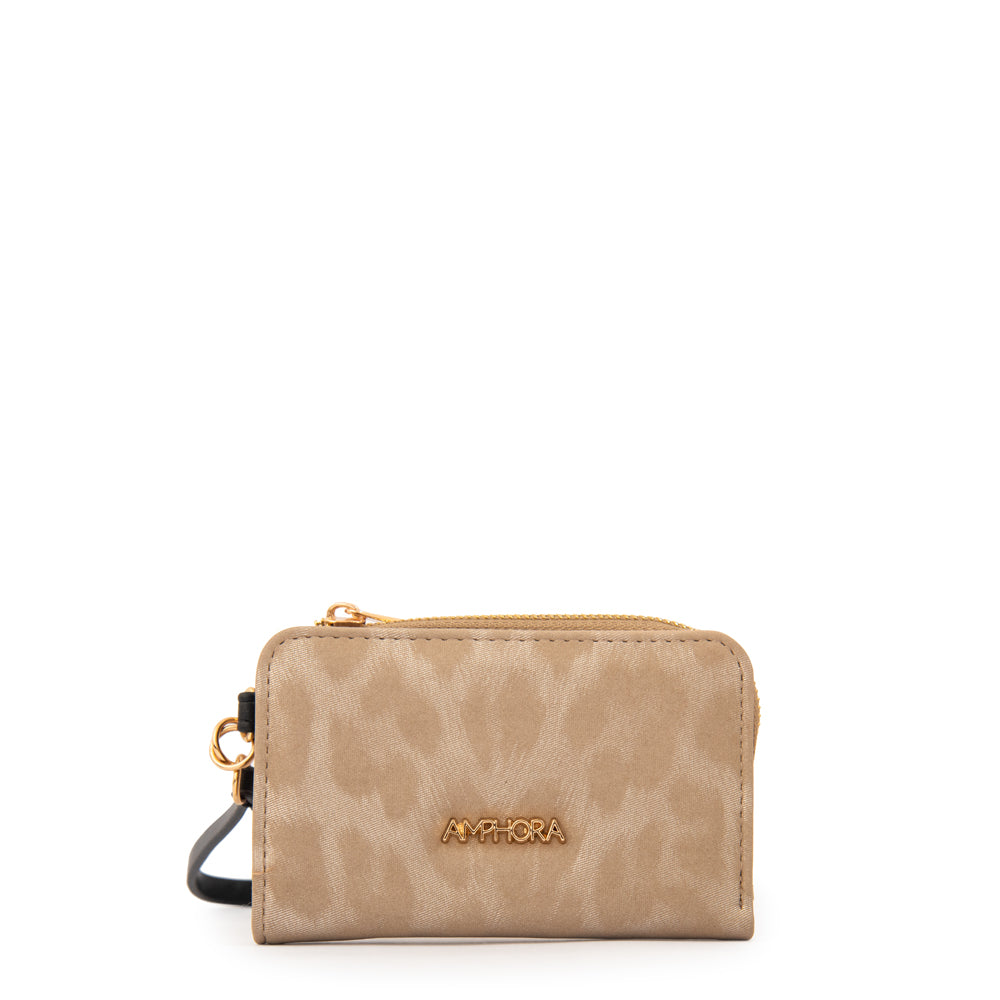 Billetera Mujer Simple Samay Pequeña Beige