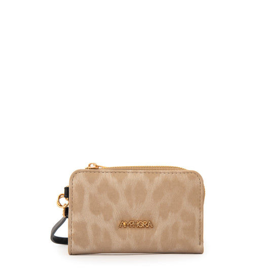 Billetera Mujer Simple Samay Pequeña Beige