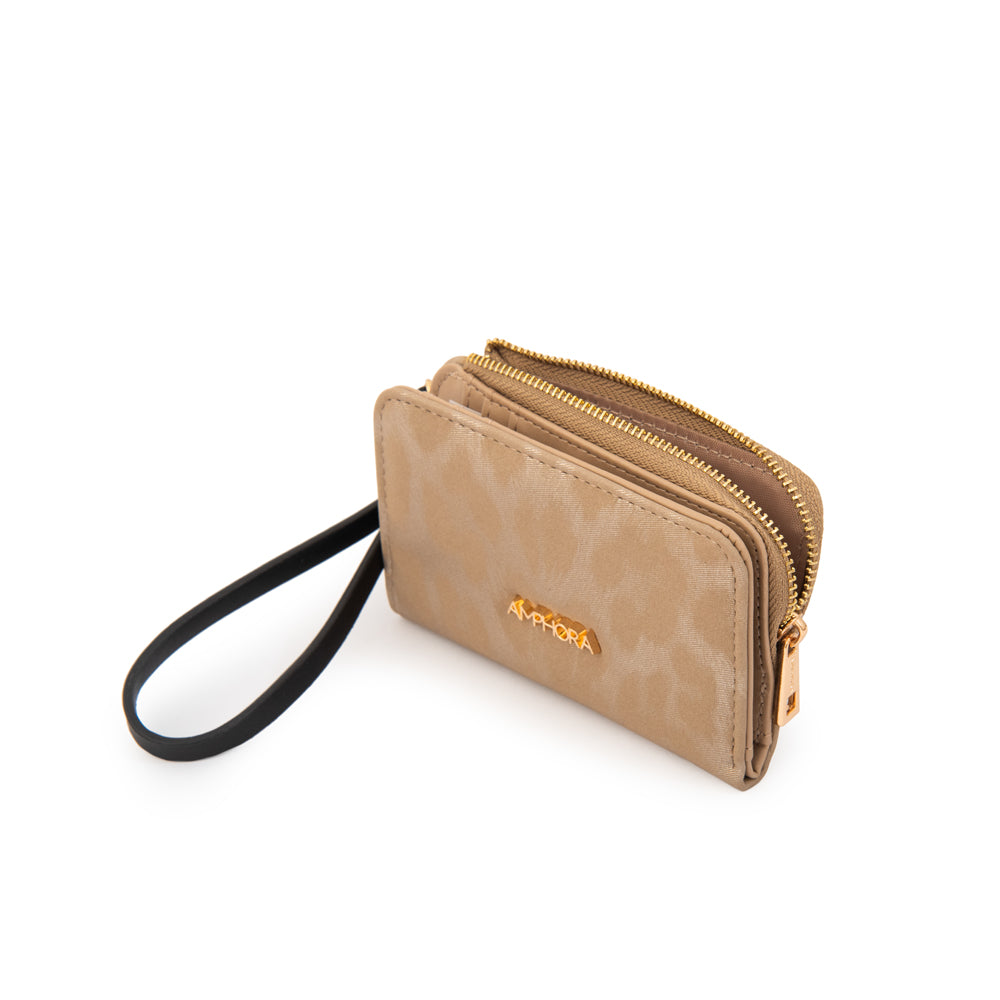 Billetera Mujer Simple Samay Pequeña Beige