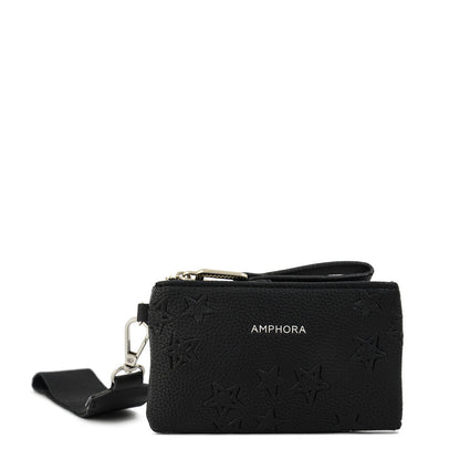 Monedero Mujer Rectangular Valera Pequeña Negro Especial