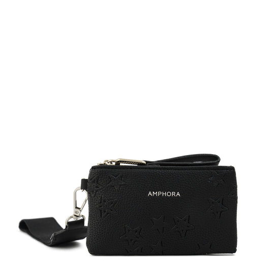 Monedero Mujer Rectangular Valera Pequeña Negro Especial