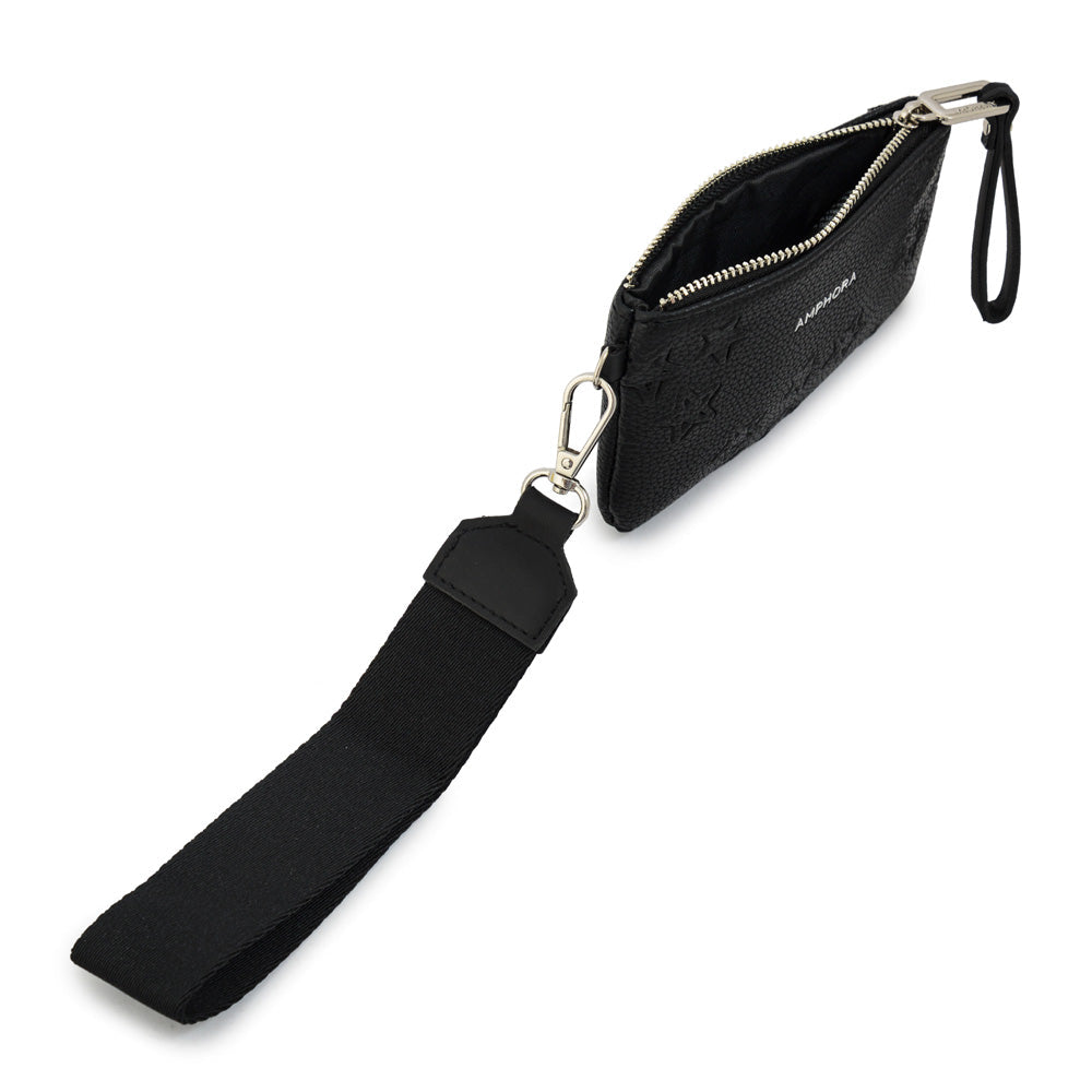 Monedero Mujer Rectangular Valera Pequeña Negro Especial