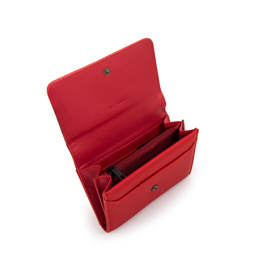 Billetera Mujer Anderson Mediana Rojo