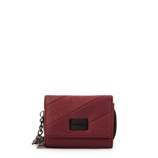 Billetera Mujer Aneu Pequeña Rojo