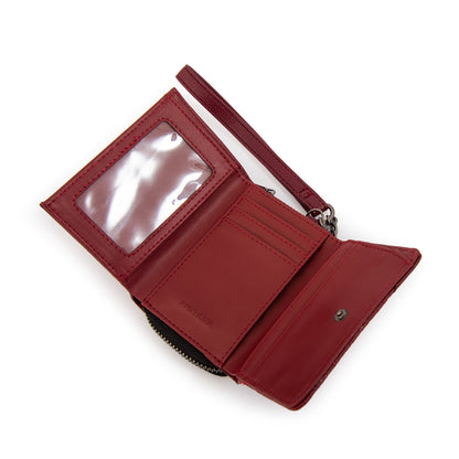 Billetera Mujer Aneu Pequeña Rojo