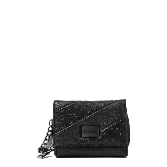 Tarjetero Mujer con Ventana Exterior Aneu Negro