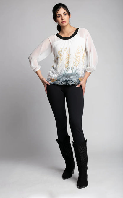 Blusa Mujer Jacinto Blanco