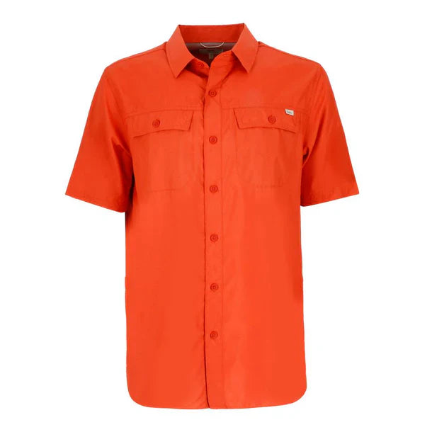 Camisa Hombre Manga Corta Lassen Naranja