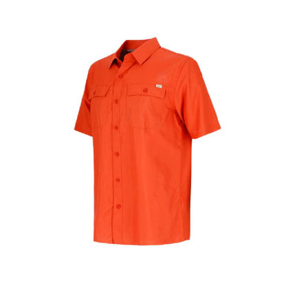 Camisa Hombre Manga Corta Lassen Naranja