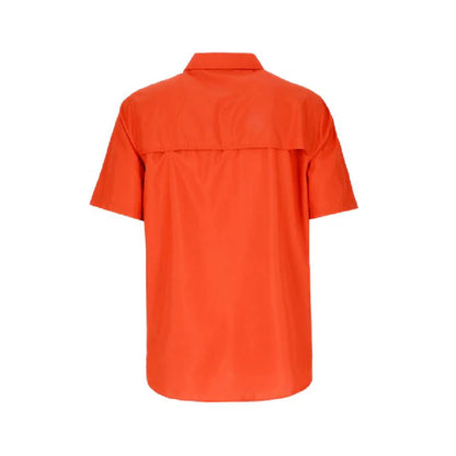 Camisa Hombre Manga Corta Lassen Naranja