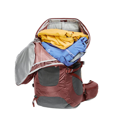 Mochila Hombre Excursion Horizon 60L Rojo Oscuro