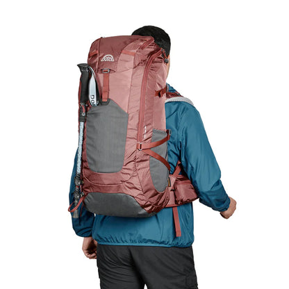 Mochila Hombre Excursion Horizon 60L Rojo Oscuro
