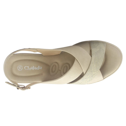 Sandalia Mujer Ica-30 Beige Casual