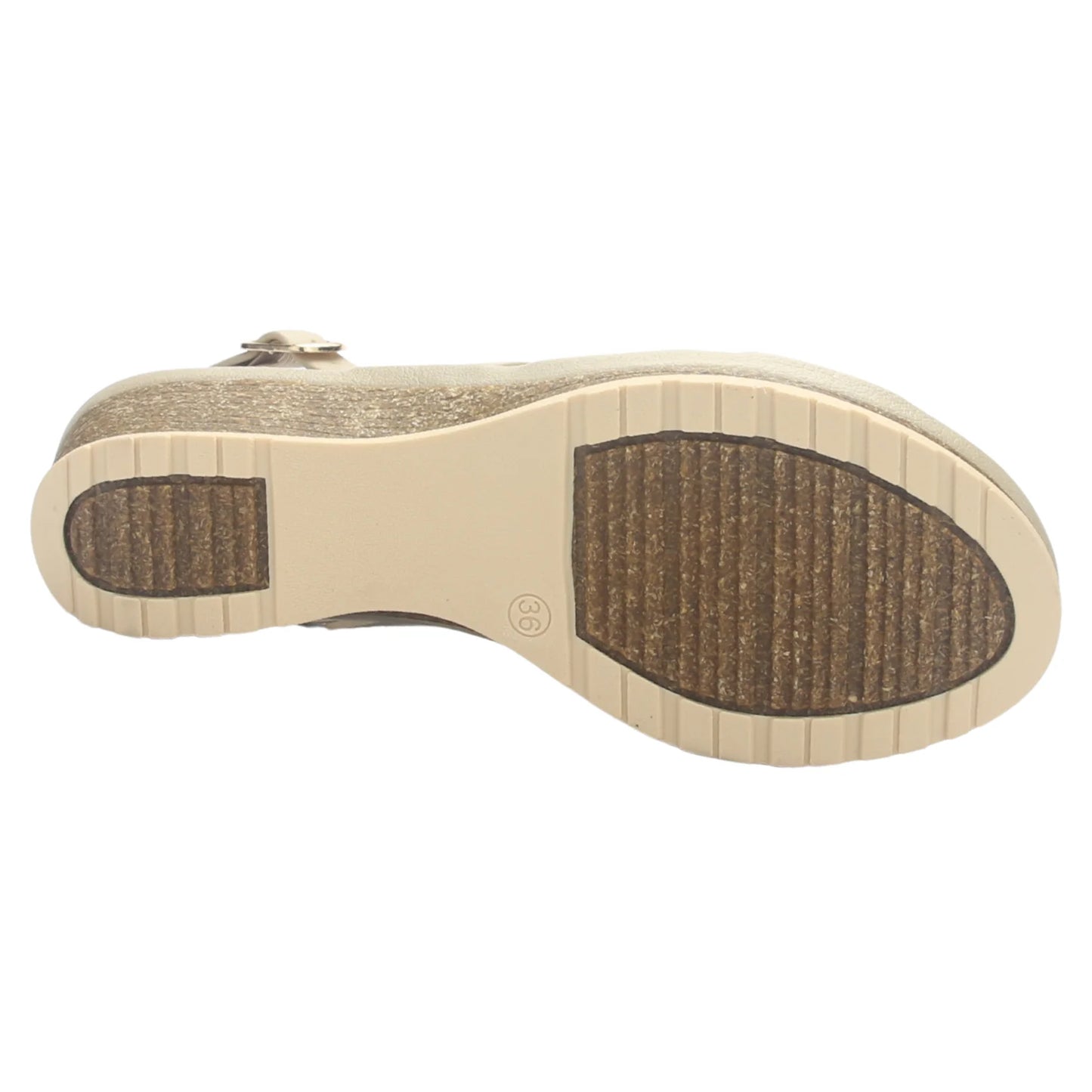 Sandalia Mujer Ica-30 Beige Casual