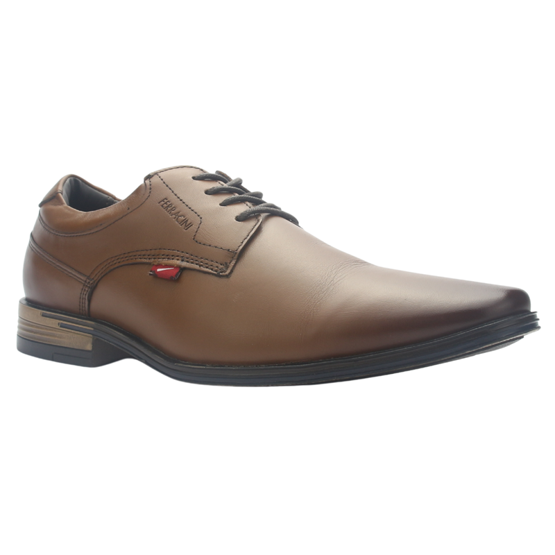 Zapato Hombre con Cordón 6216 Cuero Café Whisky