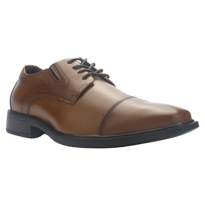 Zapato Hombre Cuero 6868 con Cordón Havana