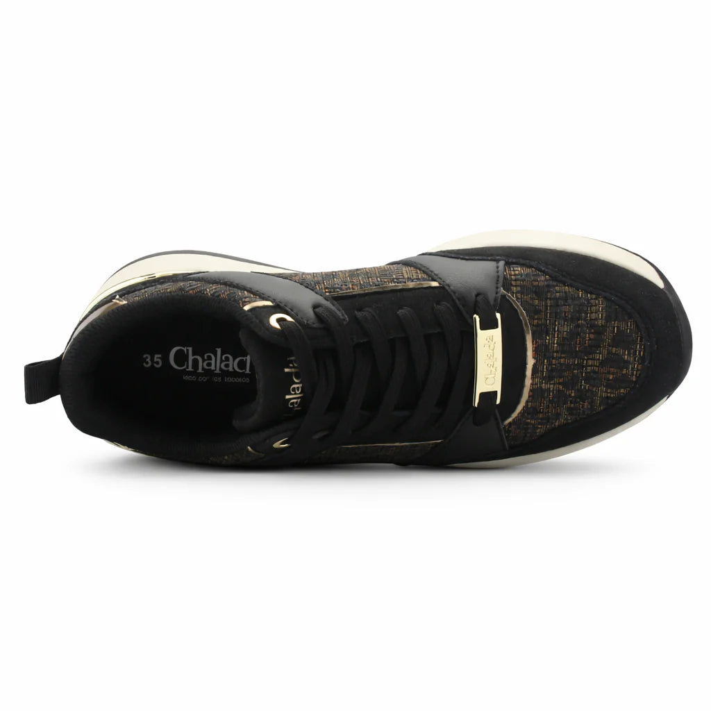 Zapatilla Negro Casual Chalada Joka