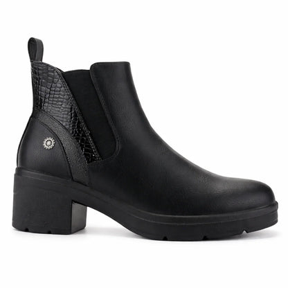 Botin Mujer Casual Madena Chalada Negro