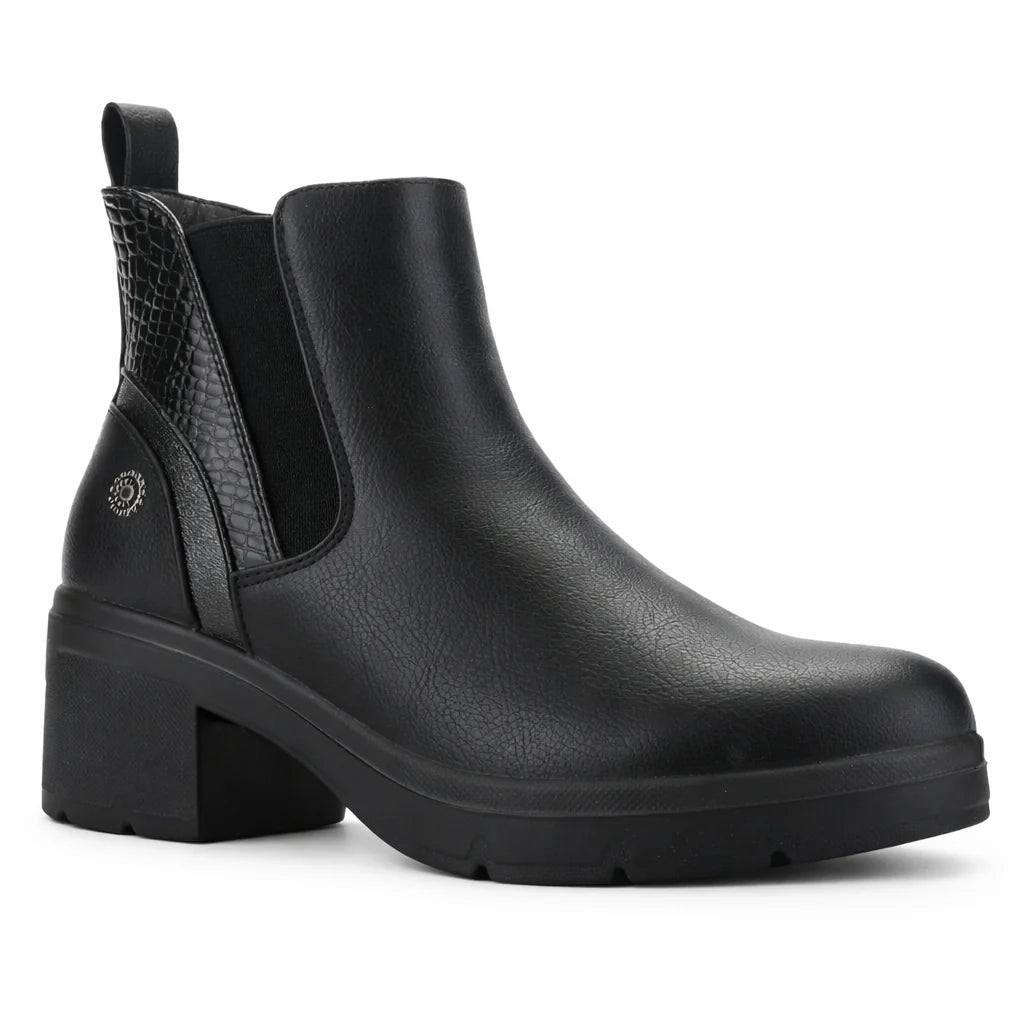 Botin Mujer Casual Madena Chalada Negro