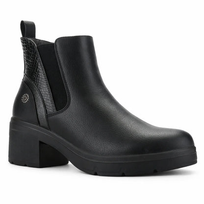 Botin Mujer Casual Madena Chalada Negro
