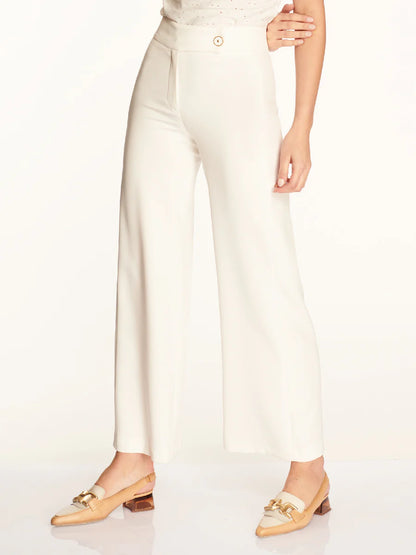 Pantalón Mujer Clavel Blanco