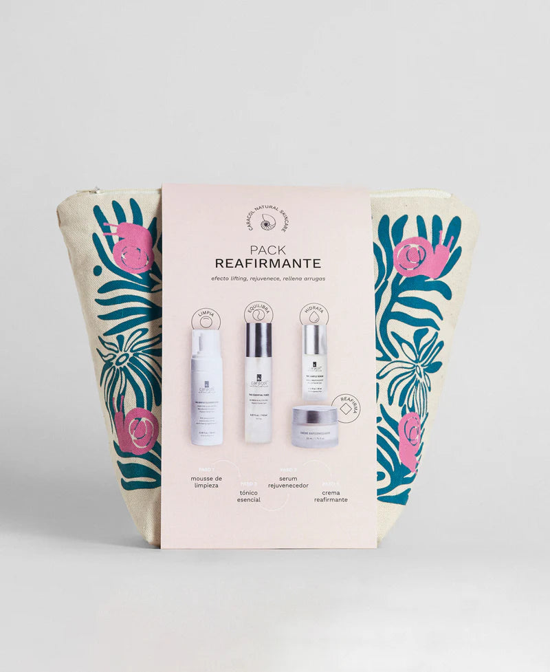 Pack Rostro Y Cuello Caracol Natural Skincare Fórmula Reafirmante Anti-Edad